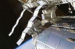 astronauts take emergency spacewalk to fix space station leak